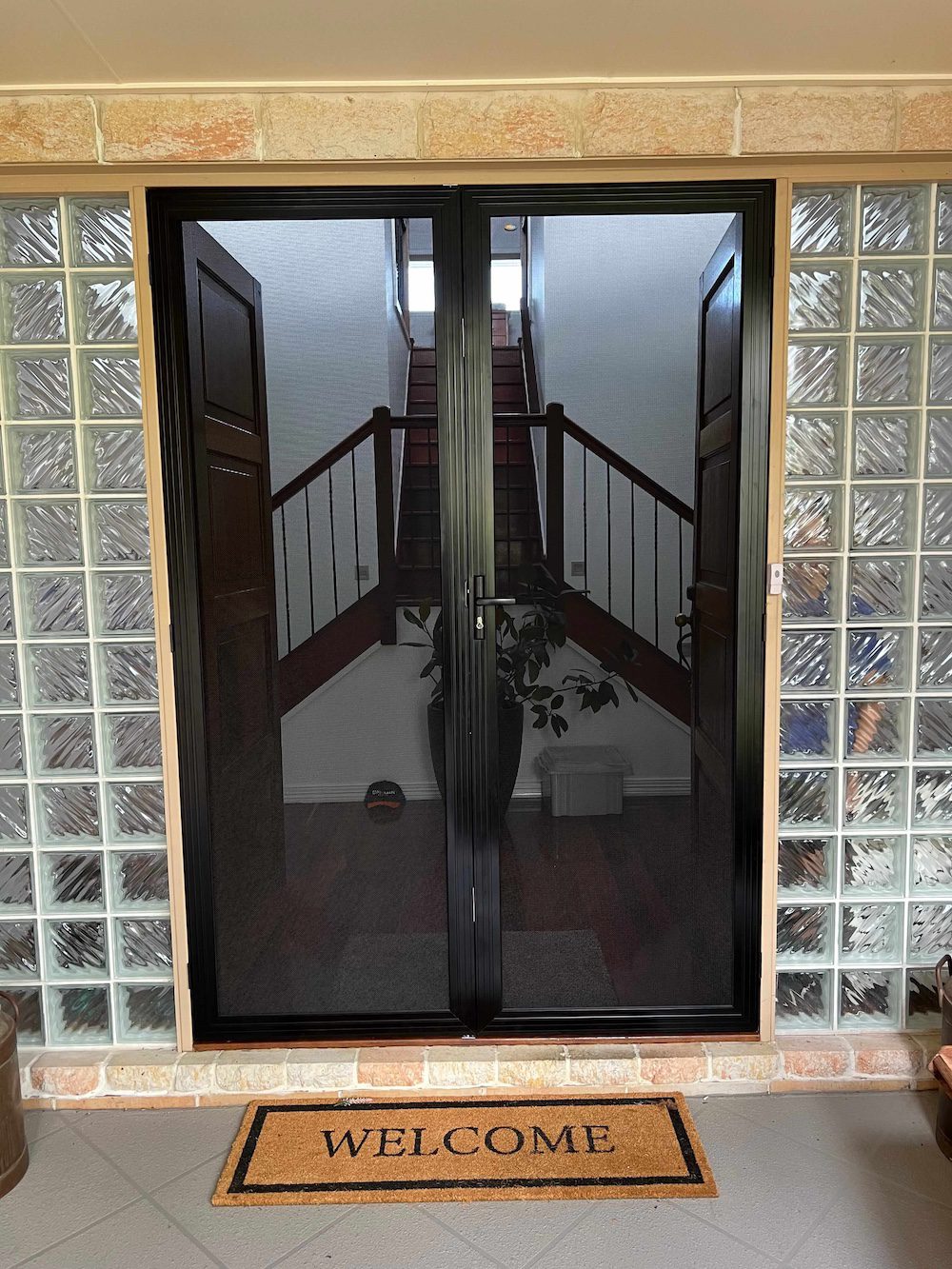 Crimsafe Door Installation - A.Crook Security & Blinds