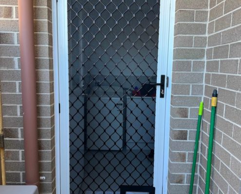 Diamond Grille Door Install Hillcrest - A.Crook Security & Blinds