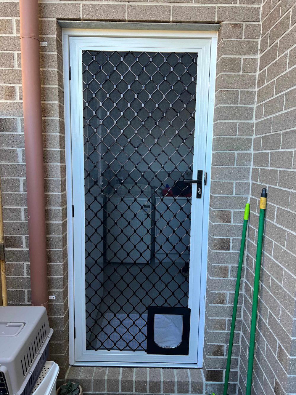 Diamond Grille Door Install Hillcrest - A.Crook Security & Blinds