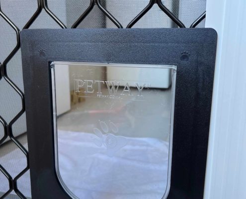 Pet Entry Installs Hillcrest - A.Crook Security & Blinds